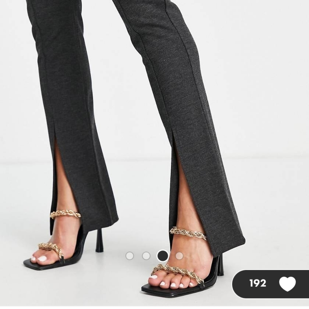 ASOS Split Front Stretch Pants - Picture 4 of 4